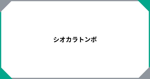シオカラトンボ